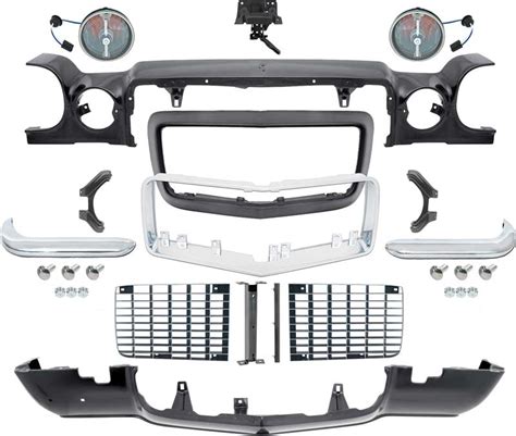 Camaro nose grill parts